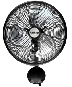 Hurricane Pro High Velocity Oscillating Metal Wall Mount Fan 16 in