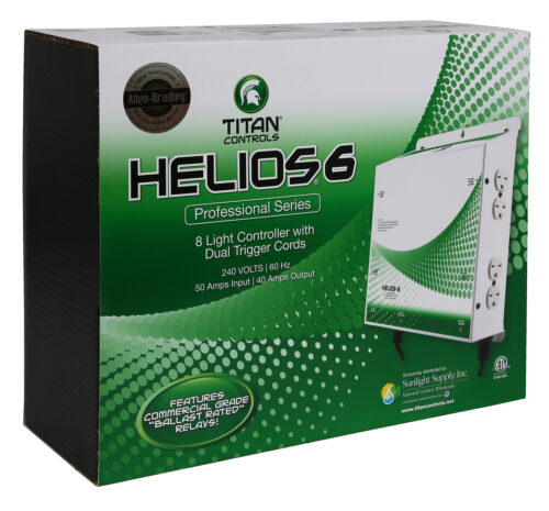 Titan Controls Helios 6 - 8 Light 240 Volt Controller w/ Dual Trigger Cords