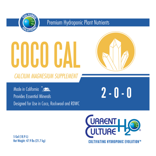 cultured solutions hydroponic nutrients coco cal label front
