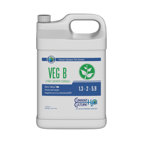cultured solutions hydroponic nutrients veg b 1 gallon 1