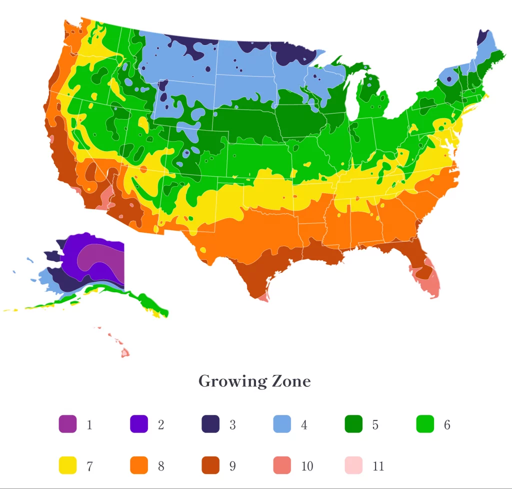 growing zone map e1632410337830
