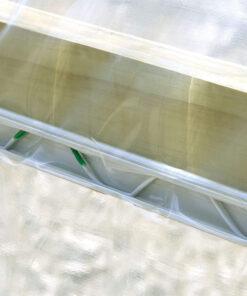 Alternative view of 6.5' Feet "U" Shape Aluminum Wiggle Wire Channel for Greenhouse